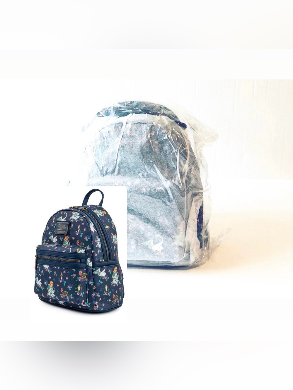 Loungefly Swan Princess AOP Mini Backpack